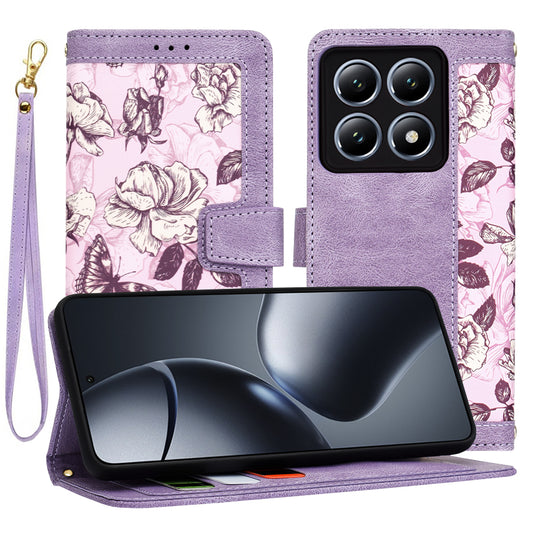 Capa para Xiaomi 14T Pro, Techsuit, FlipCraft, Roxo