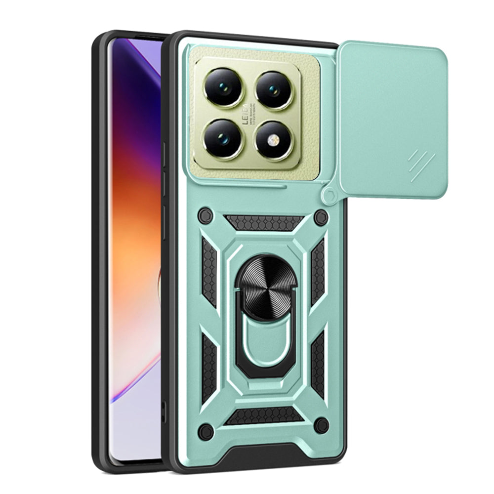 Capa para Xiaomi 14T, Techsuit, CamShield, Verde