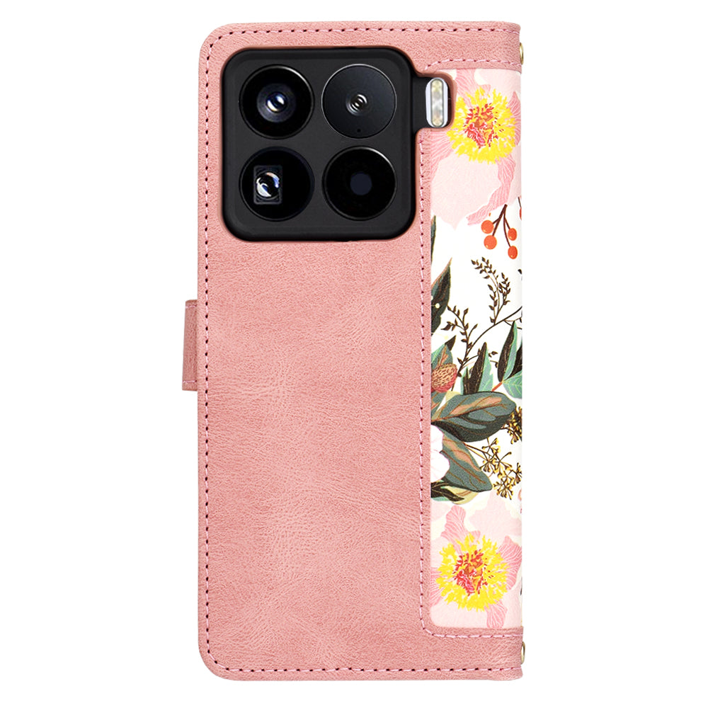 Capa para Xiaomi 15 Pro, Techsuit, FlipCraft, Rosa