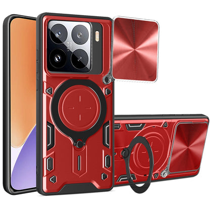 Capa para Xiaomi 15, Techsuit, CamGuard Pro, Vermelha