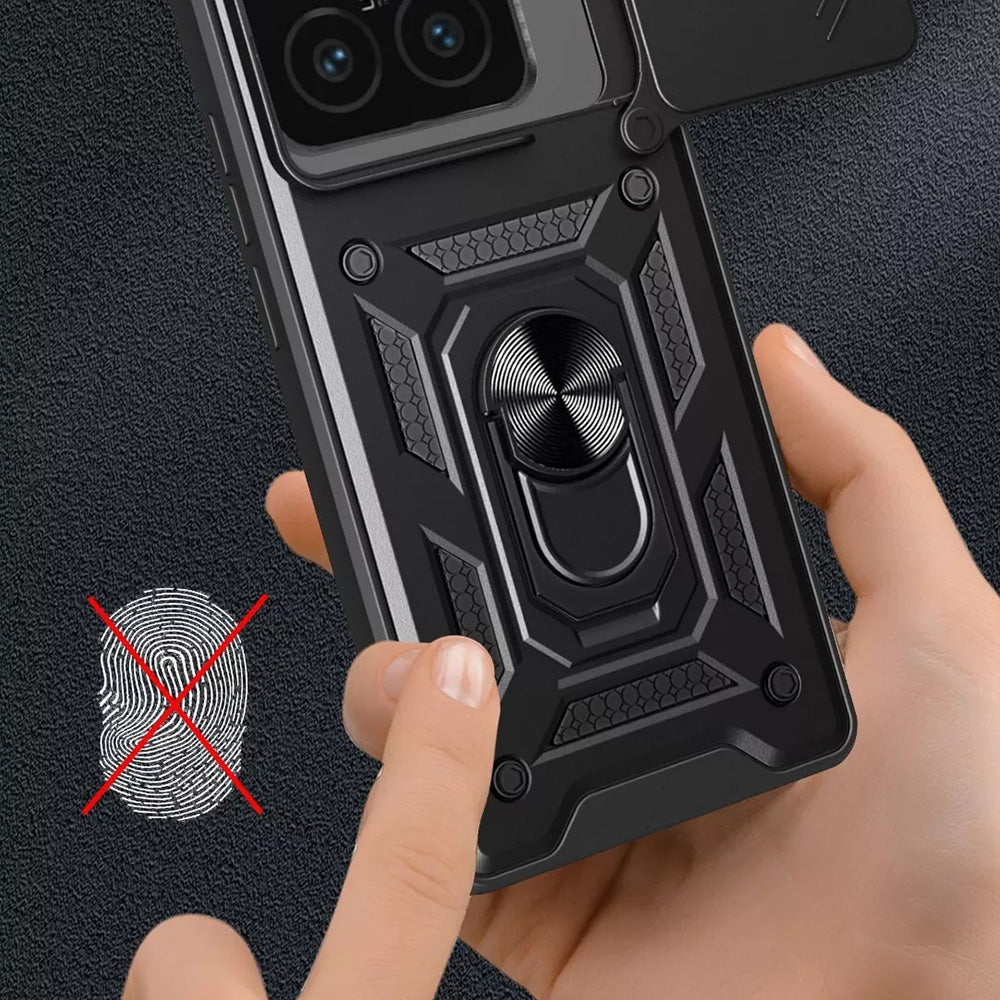 Capa para Xiaomi 15, Techsuit, CamShield, Preta