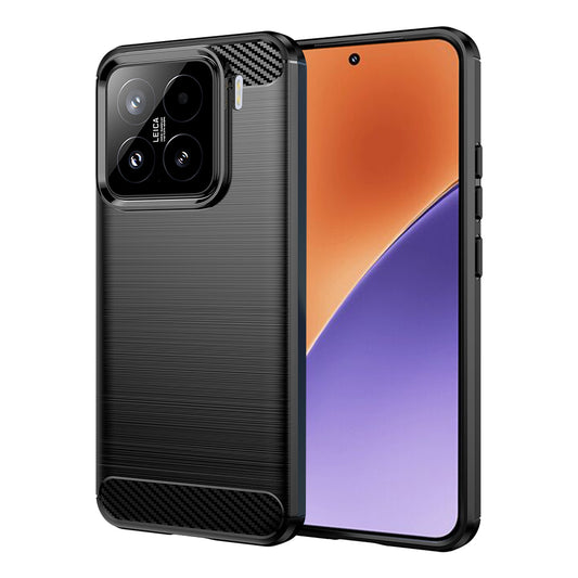 Capa para Xiaomi 15, Techsuit, Carbono, Preta