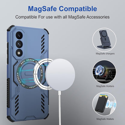Capa MagSafe para Xiaomi 15T Pro, Techsuit, ArmorMag, Azul