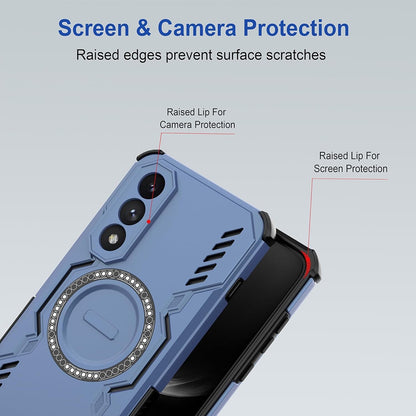 Capa MagSafe para Xiaomi 15T Pro, Techsuit, ArmorMag, Azul