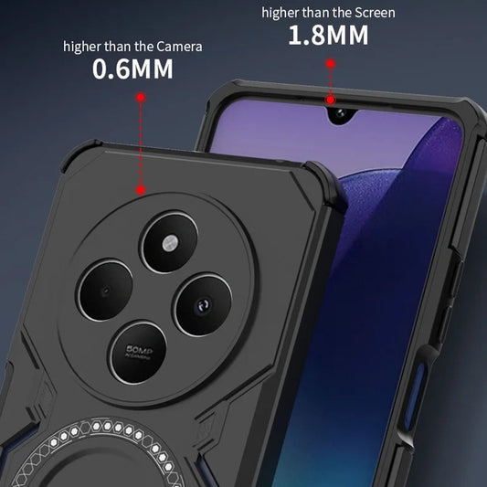 Capa MagSafe para Xiaomi 15T Pro, Techsuit, ArmorMag, Preta