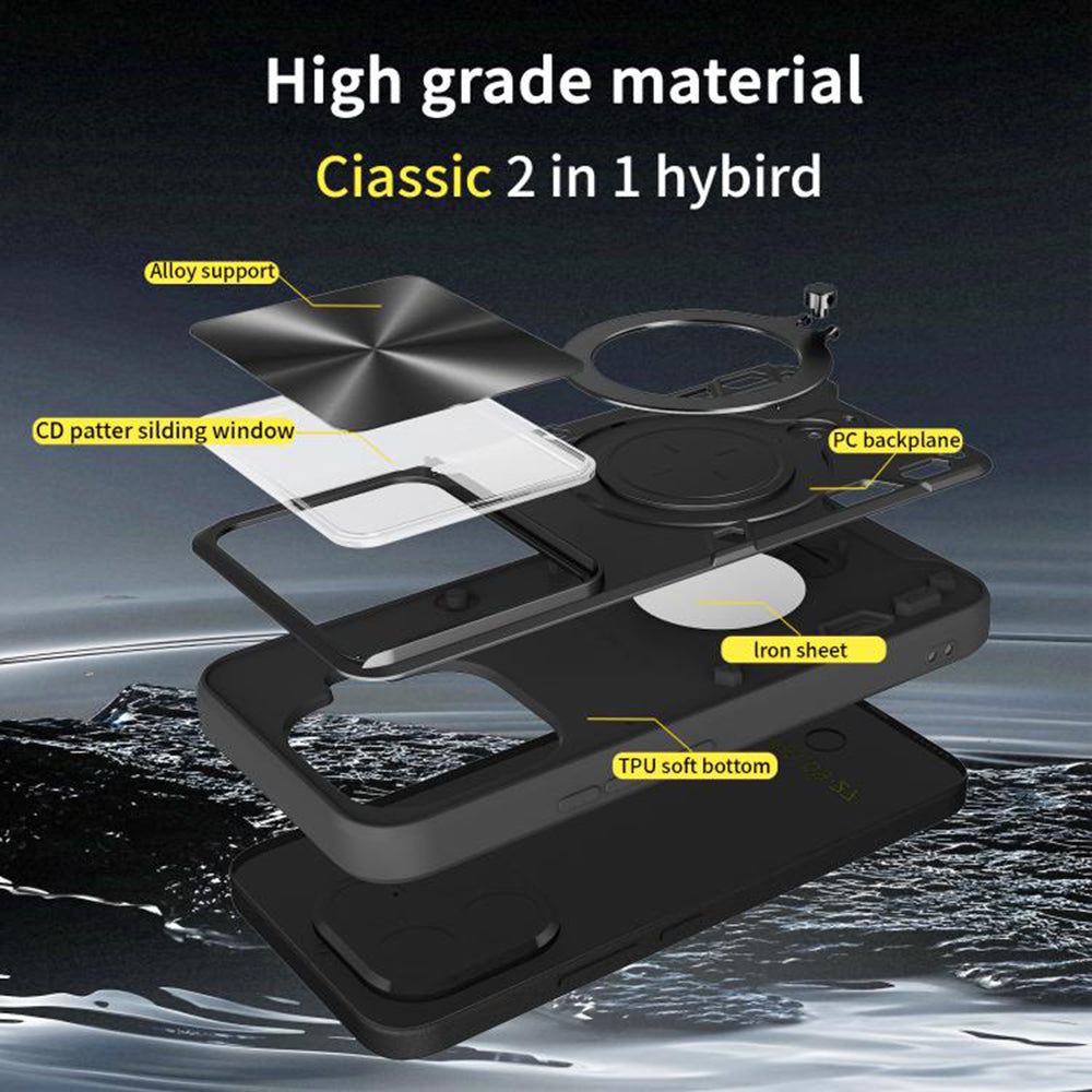 Capa para Xiaomi 15T Pro, Techsuit, CamGuard Pro, Rosa