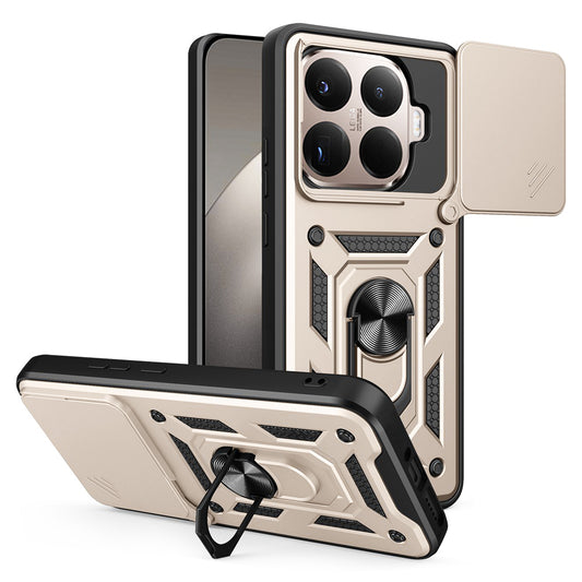 Capa para Xiaomi 15T Pro, Techsuit, CamShield, Dourada