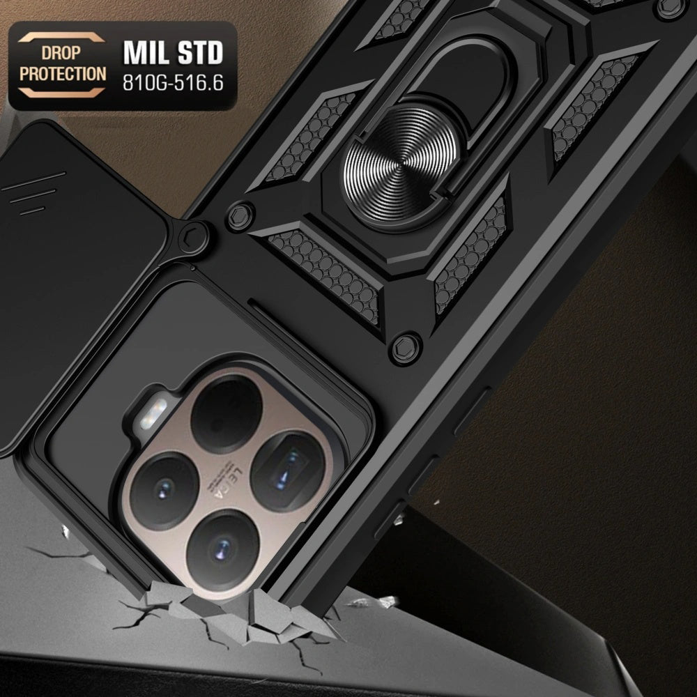 Case for Xiaomi 15T Pro, Techsuit, CamShield, Gold