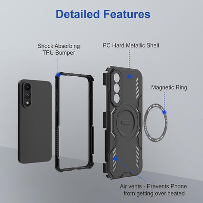 Capa MagSafe para Xiaomi 15T, Techsuit, ArmorMag, Preta