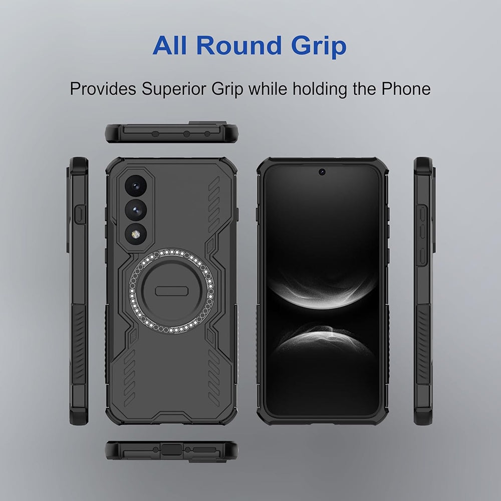 Capa MagSafe para Xiaomi 15T, Techsuit, ArmorMag, Preta