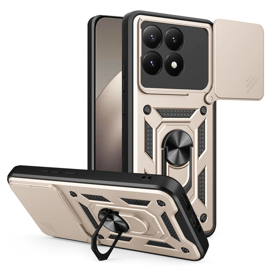 Capa para Xiaomi 15T, Techsuit, CamShield, Dourada