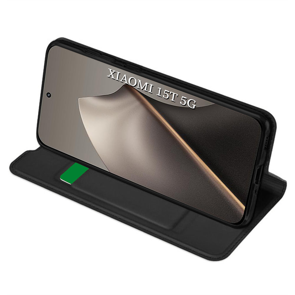 Capa para Xiaomi 15T, Techsuit, Magskin Book, Preta