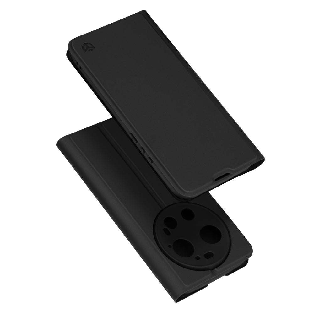 Capa para Xiaomi 17 Ultra, Techsuit, Magskin Book, Preta
