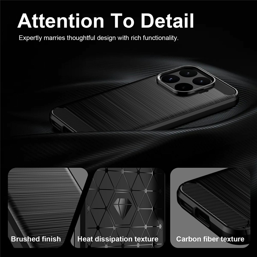 Capa para Xiaomi 17T, OEM, Carbon Black, Preta