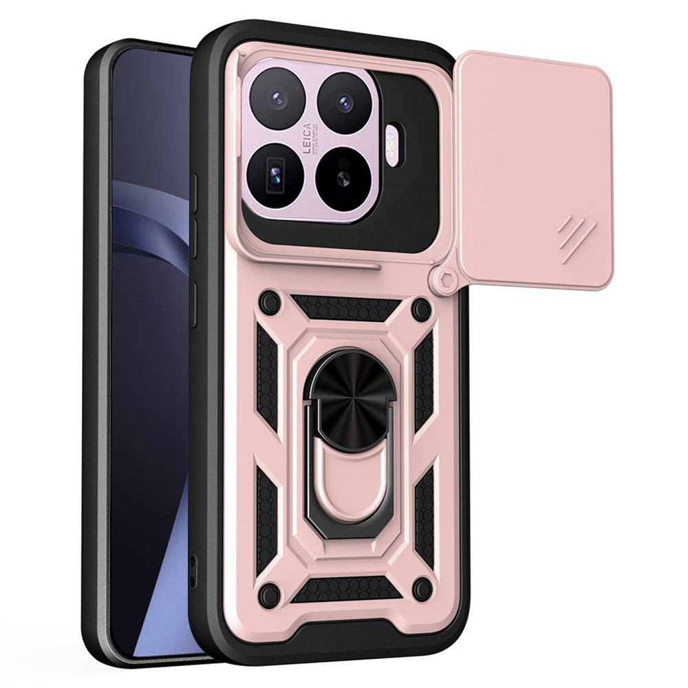Capa para Xiaomi 17T Pro, Techsuit, CamShield, Rosa Dourado