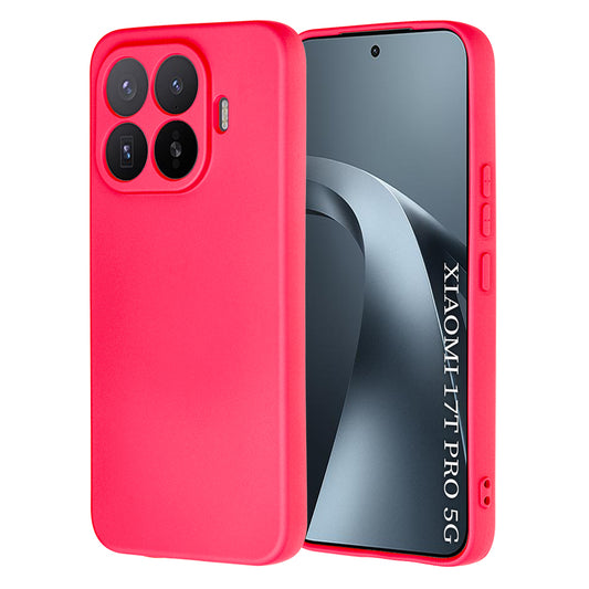 Capa para Xiaomi 17T Pro, Techsuit, SoftFlex, Rosa Escuro