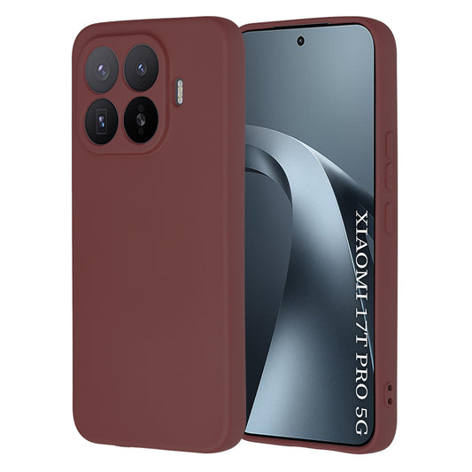 Capa para Xiaomi 17T Pro, Techsuit, SoftFlex, Vinho