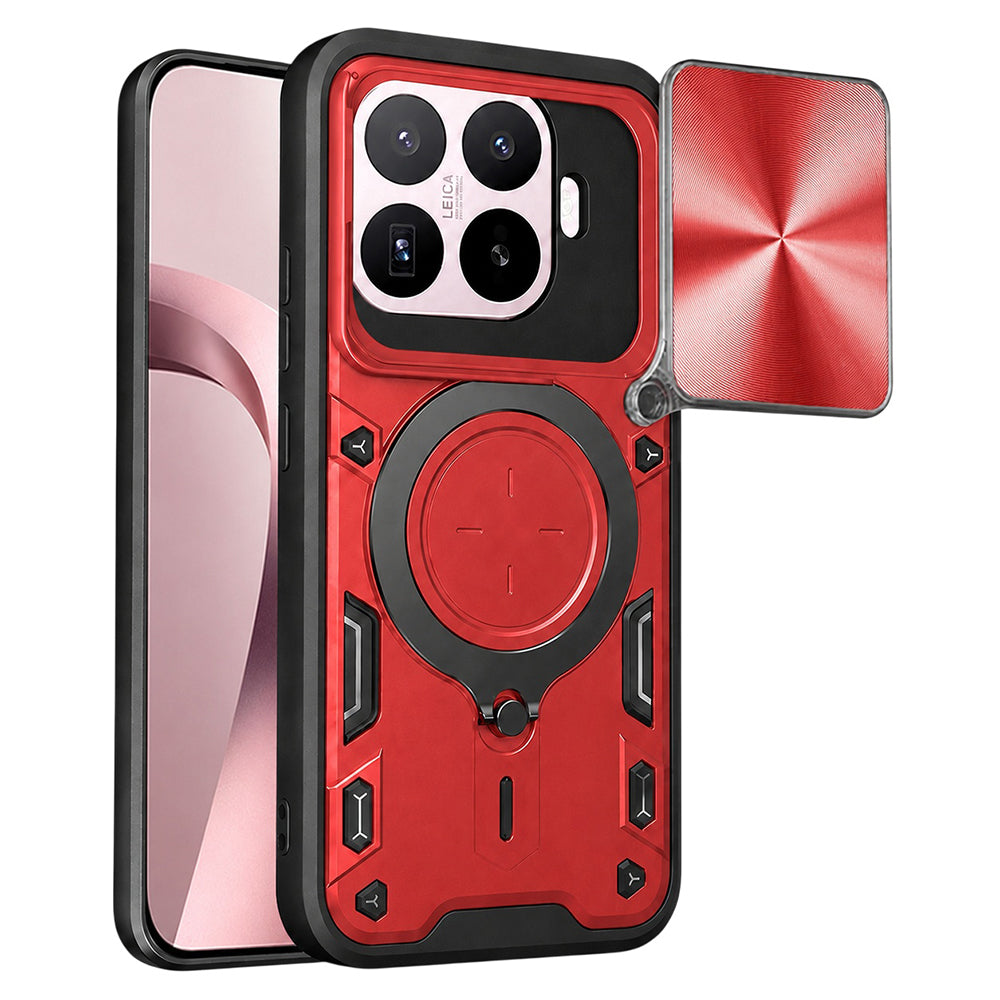 Capa para Xiaomi 17T, Techsuit, CamGuard Pro, Vermelha