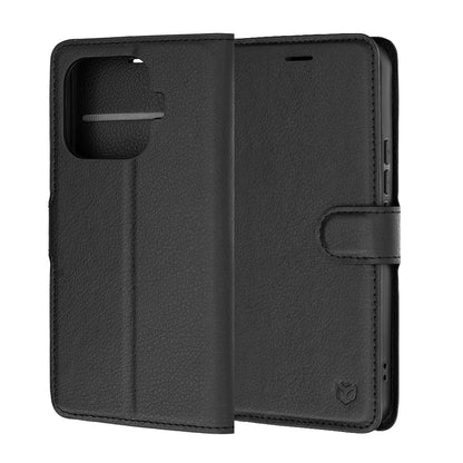 Capa para Xiaomi 17T, Techsuit, Leather Folio, Preta