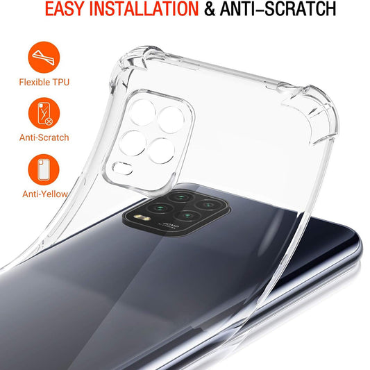 Capa para Xiaomi Mi 10 Lite 5G, Techsuit, Shockproof Clear, Transparente