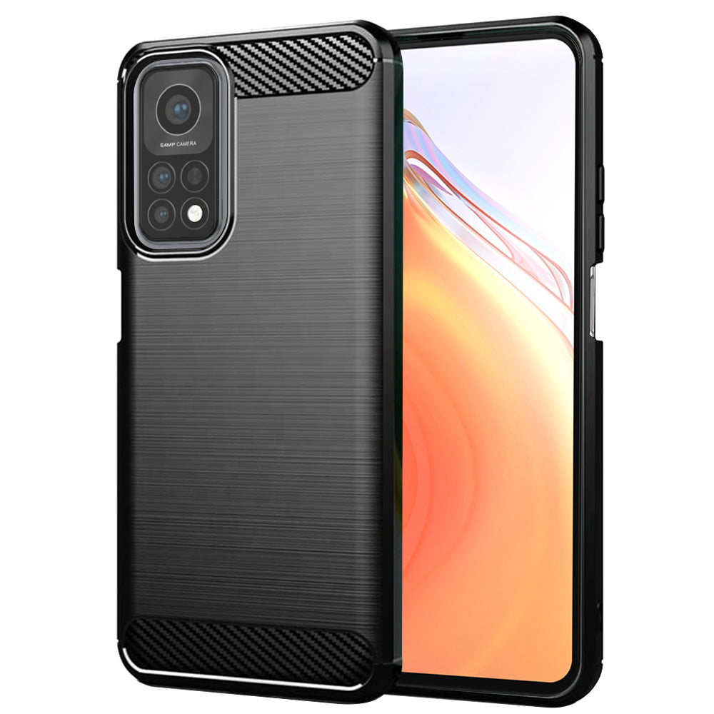 Capa para Xiaomi Mi 10T 5G / 10T Pro 5G, Techsuit, Carbono, Preta