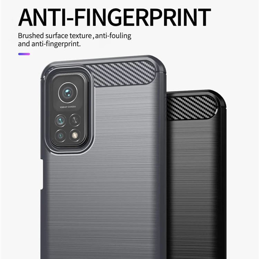 Capa para Xiaomi Mi 10T 5G / 10T Pro 5G, Techsuit, Carbono, Preta