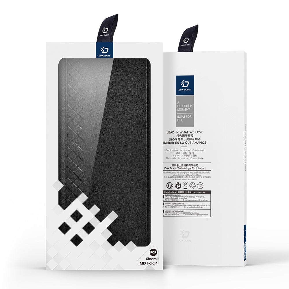 Capa para Xiaomi Mix Fold 4, DUX DUCIS, Bril, Preta