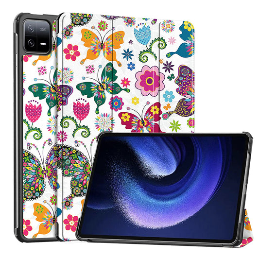 Capa para Xiaomi Pad 6 / 6 Pro, Techsuit, FoldPro Butterfly, Multicolor