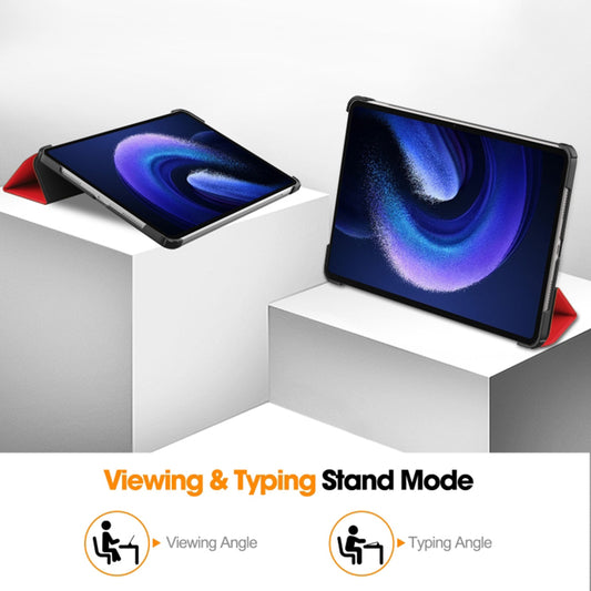 Capa para Xiaomi Pad 6 / 6 Pro, Techsuit, FoldPro, Vermelha