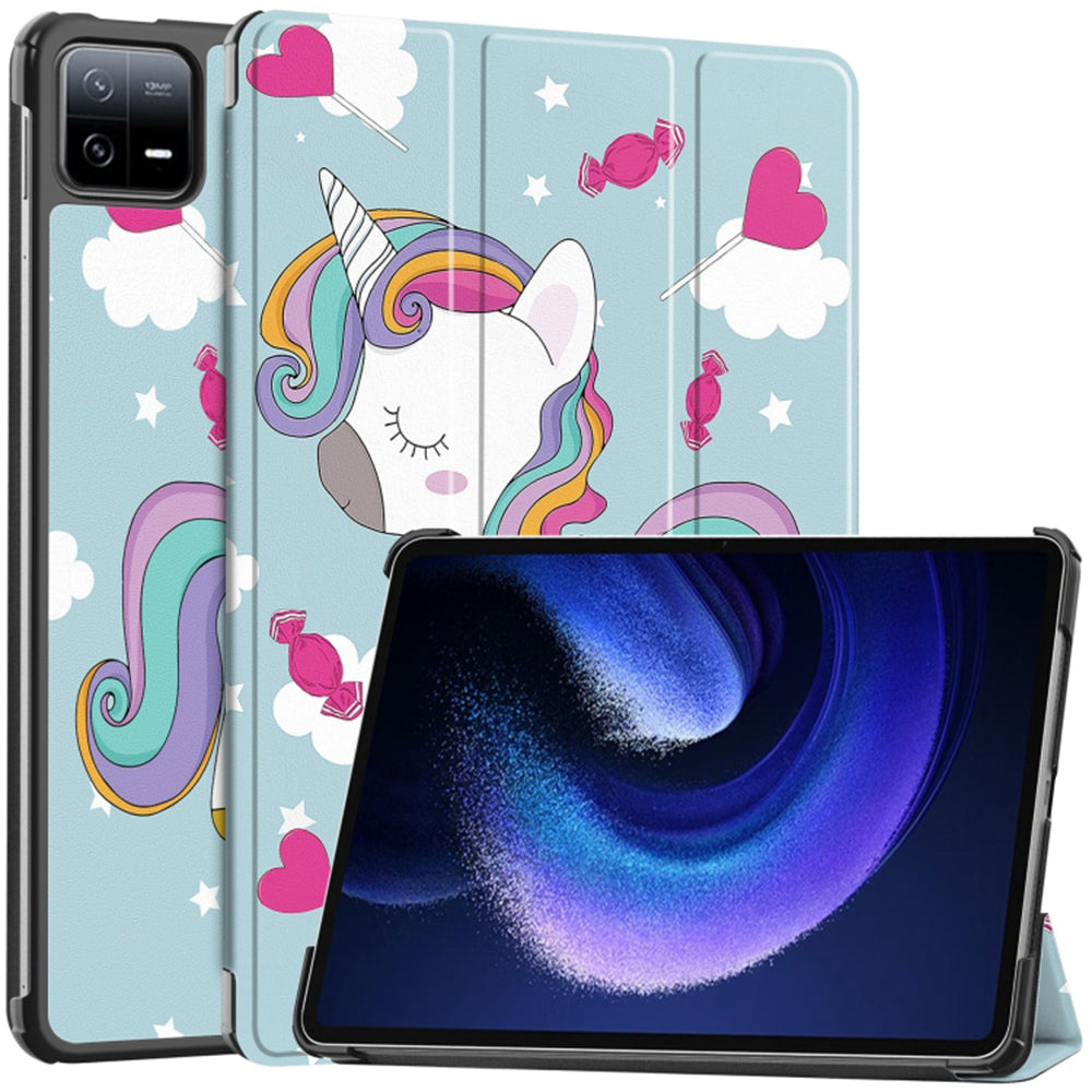 Capa para Xiaomi Pad 6 / 6 Pro, Techsuit, FoldPro Unicorn, Multicolor