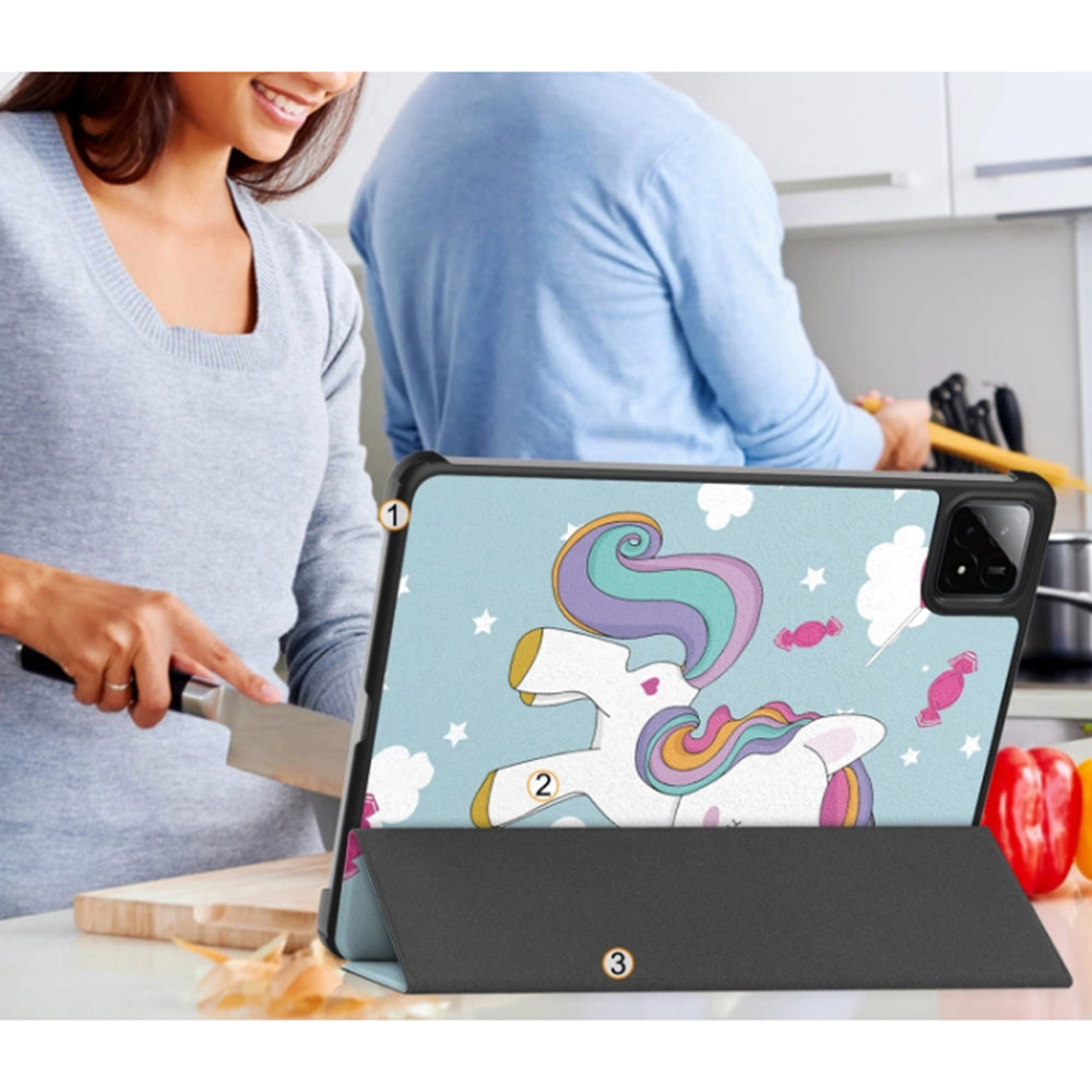 Capa para Xiaomi Pad 7 / 7 Pro, Techsuit, FoldPro Unicorn, Multicolor