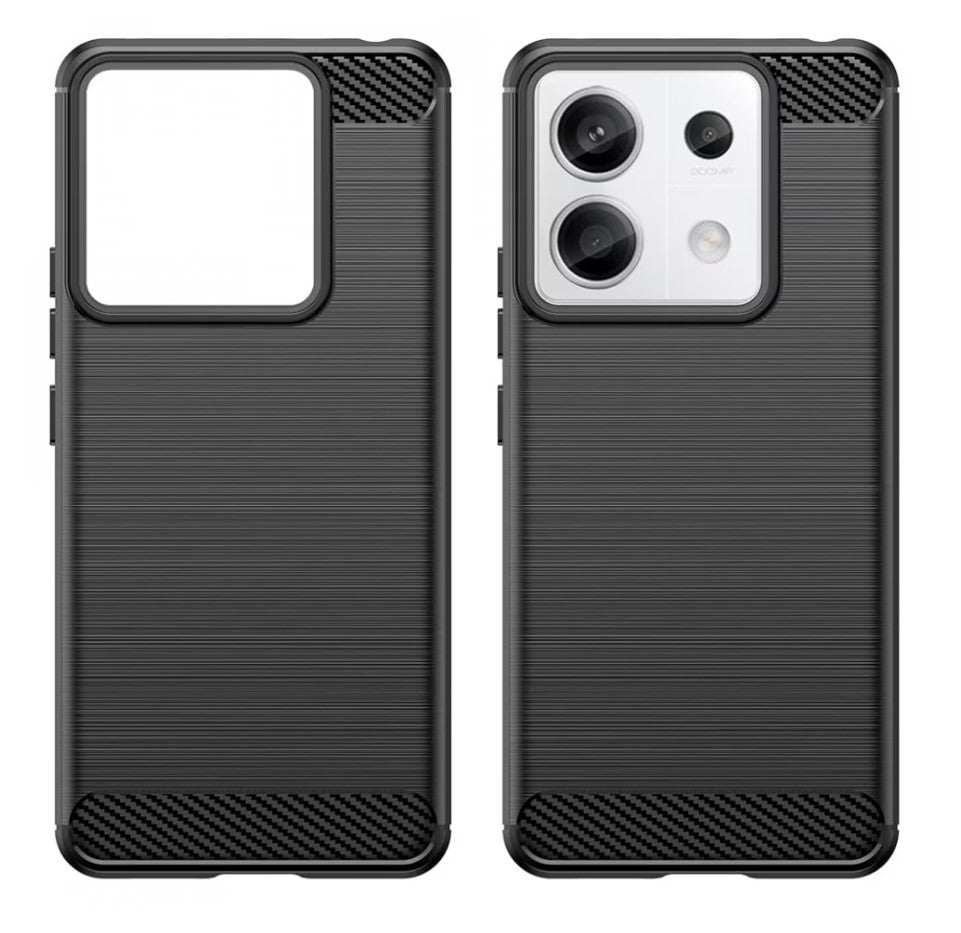 Capa para Xiaomi Poco M6 / Redmi 13C 5G / Poco C65 / Redmi 13C, Tech-Protect, Carbono, Preto