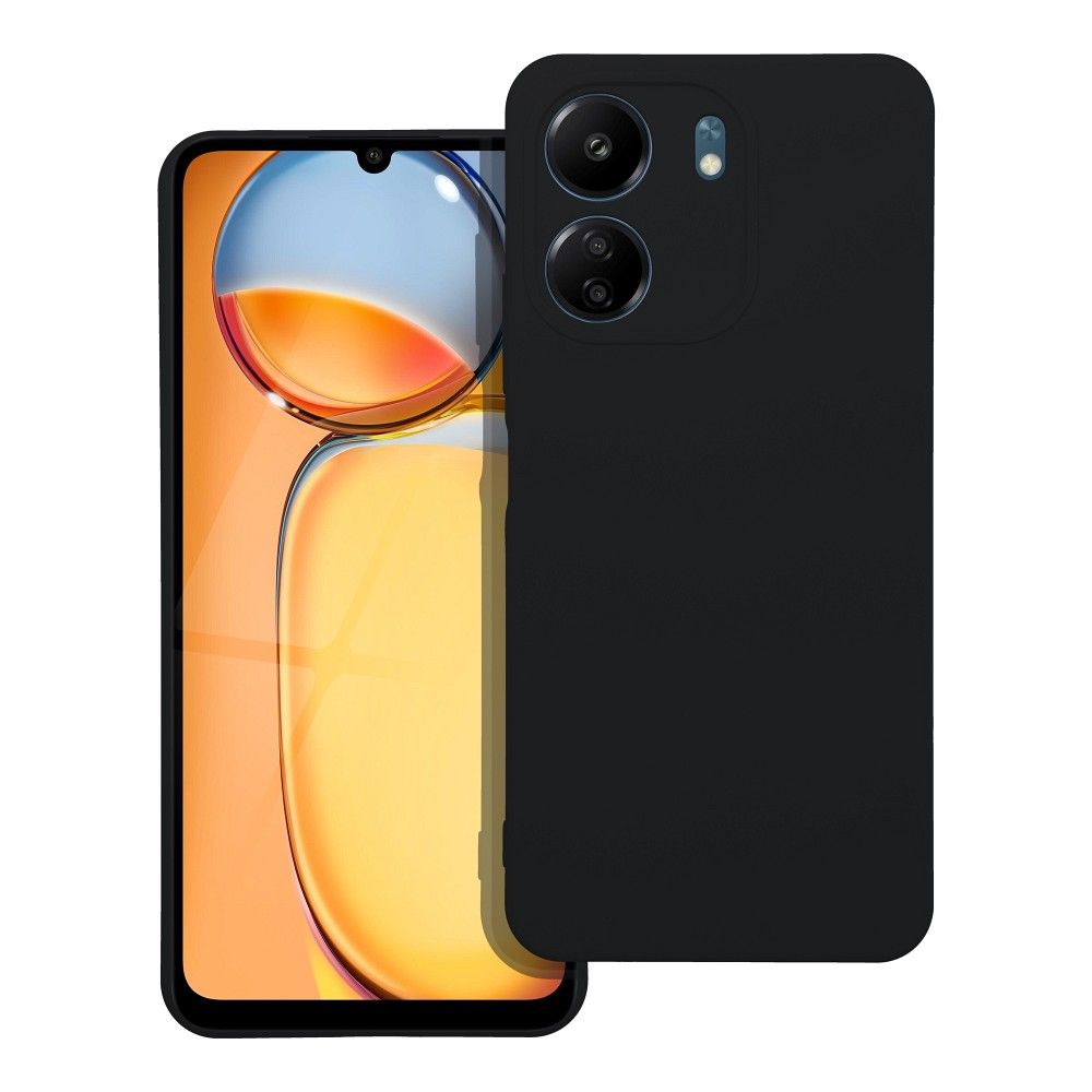 Capa para Xiaomi Poco C65 / Redmi 13C, OEM, Silicone, Preta