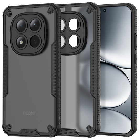 Capa para Xiaomi Poco M8 Pro / Redmi Note 15 Pro+, Tech-Protect, Rugged Shield, Preta