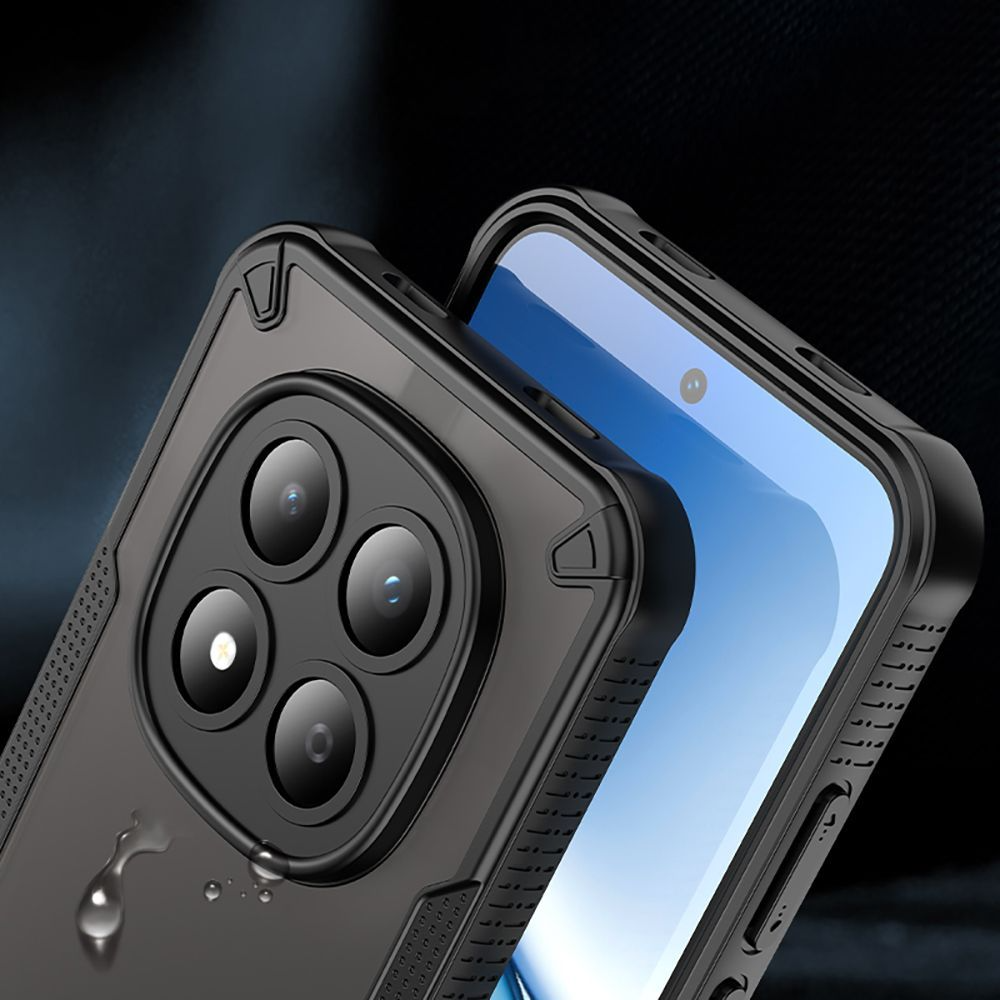 Capa para Xiaomi Poco M8 Pro / Redmi Note 15 Pro+, Tech-Protect, Rugged Shield, Preta