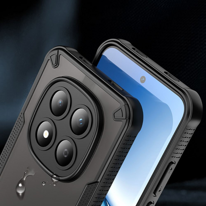 Capa para Xiaomi Poco M8 Pro / Redmi Note 15 Pro+, Tech-Protect, Rugged Shield, Preta