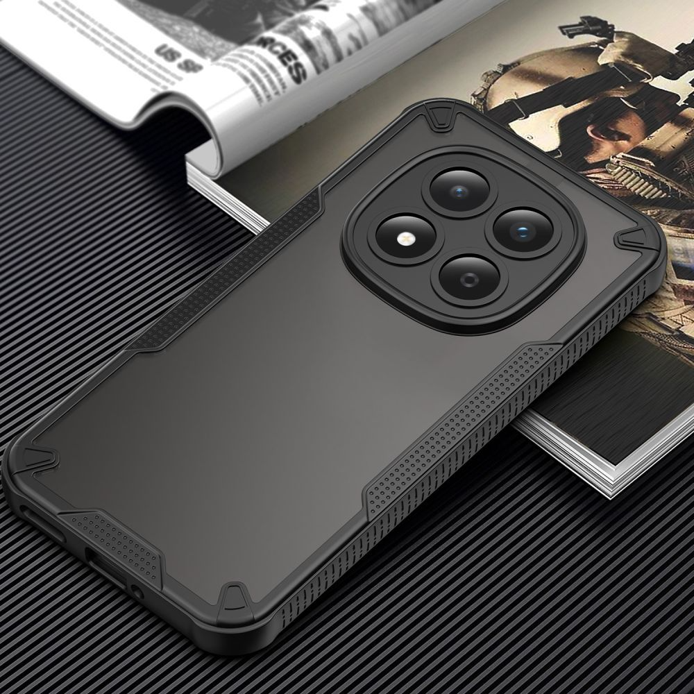 Capa para Xiaomi Poco M8 Pro / Redmi Note 15 Pro+, Tech-Protect, Rugged Shield, Preta