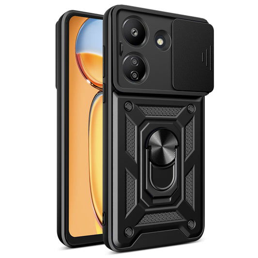 Capa para Xiaomi Poco C65 / Redmi 13C, Techsuit, CamShield, Preta