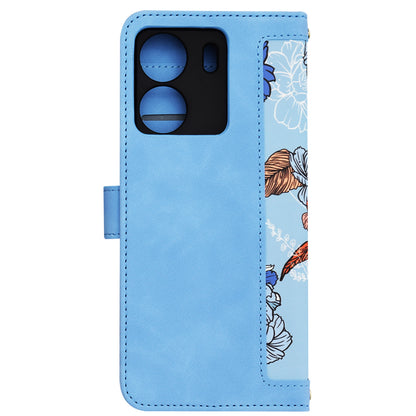 Capa para Xiaomi Poco C65 / Redmi 13C, Techsuit, FlipCraft, Azul