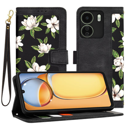 Capa para Xiaomi Poco C65 / Redmi 13C, Techsuit, FlipCraft, Preta