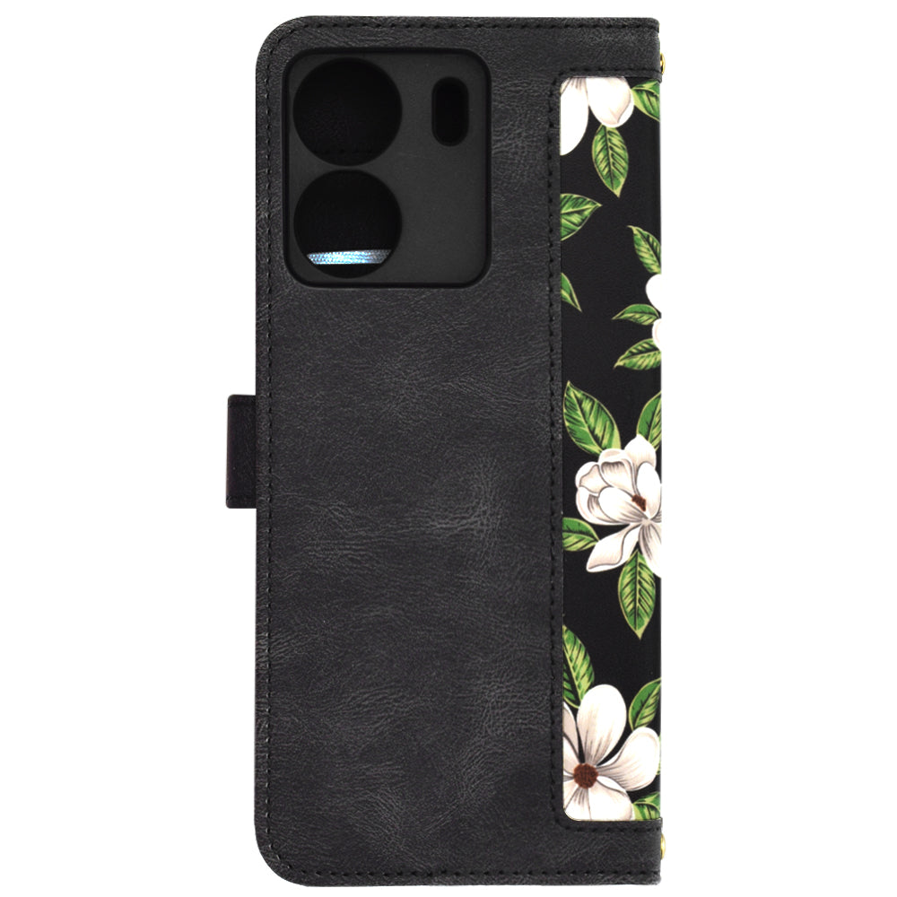 Capa para Xiaomi Poco C65 / Redmi 13C, Techsuit, FlipCraft, Preta
