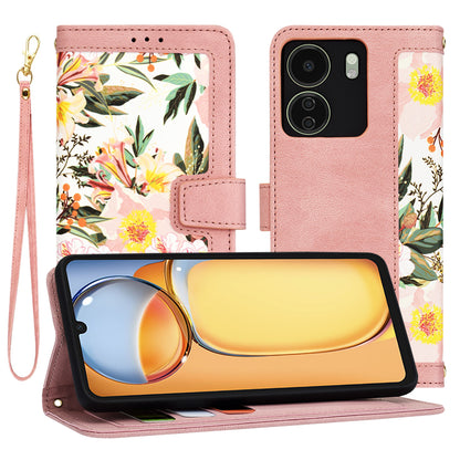 Capa para Xiaomi Poco C65 / Redmi 13C, Techsuit, FlipCraft, Rosa
