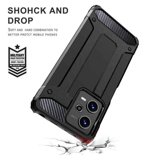 Capa para Xiaomi Poco C65 / Redmi 13C, Techsuit, Hybrid Armor, Preta