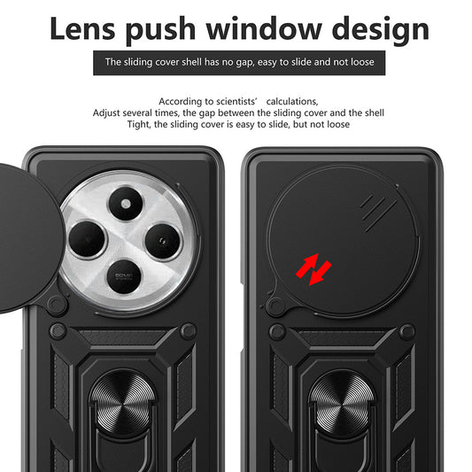 Capa para Xiaomi Poco C75 / Redmi 14C, Techsuit, CamShield, Azul