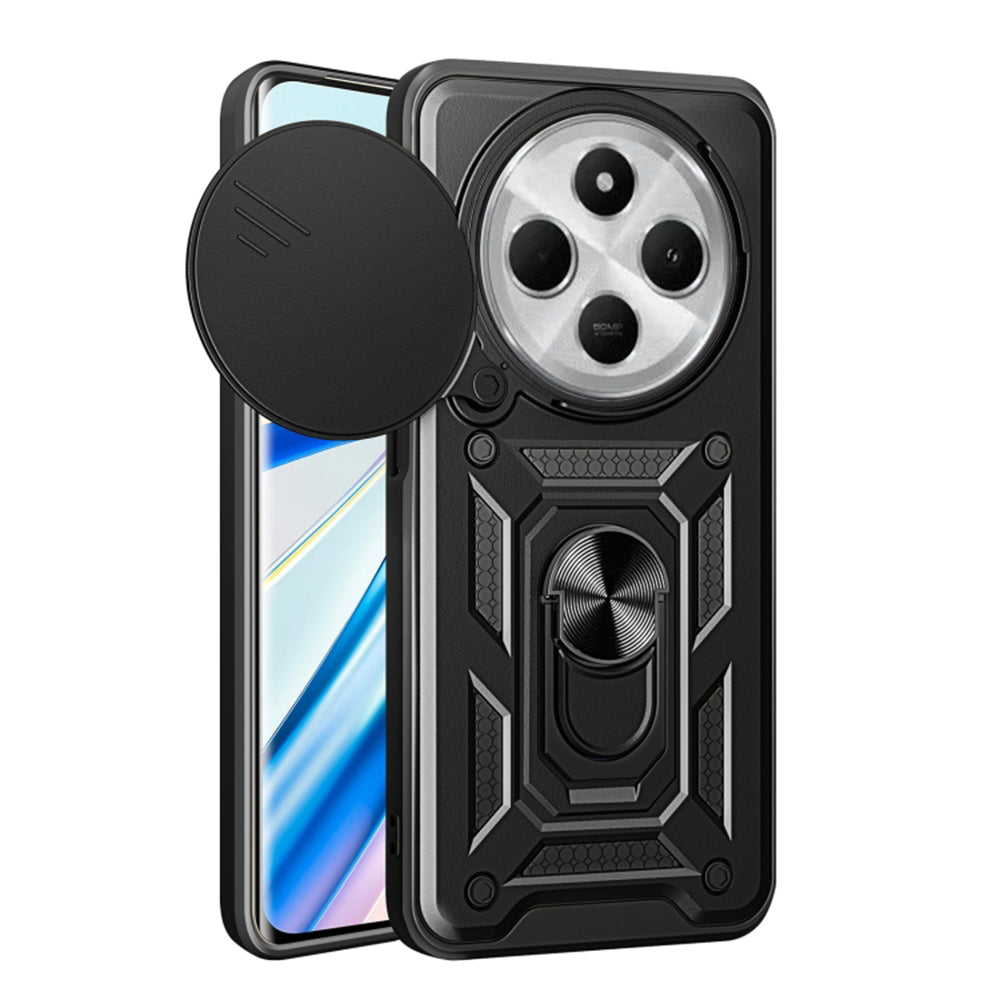 Capa para Xiaomi Poco C75 / Redmi 14C, Techsuit, CamShield, Preta