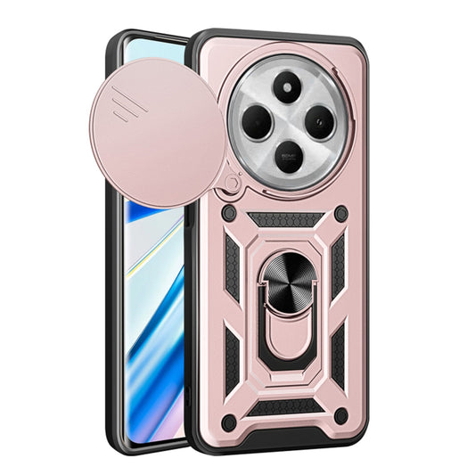 Capa para Xiaomi Poco C75 / Redmi 14C, Techsuit, CamShield, Rosa