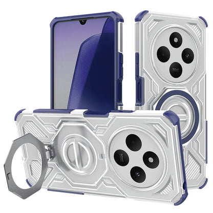 Capa para Xiaomi Poco C75 / Redmi 14C, Techsuit, Carbon Shield Pro, Azul