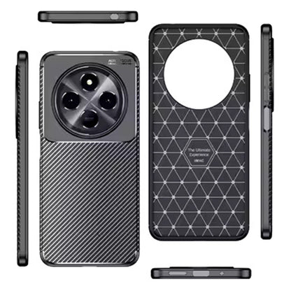 Case for Xiaomi Poco C75 / Redmi 14C, Techsuit, CarbonFiber, Black
