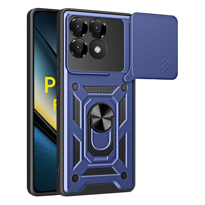 Capa para Xiaomi Poco F6 Pro, Techsuit, CamShield, Azul