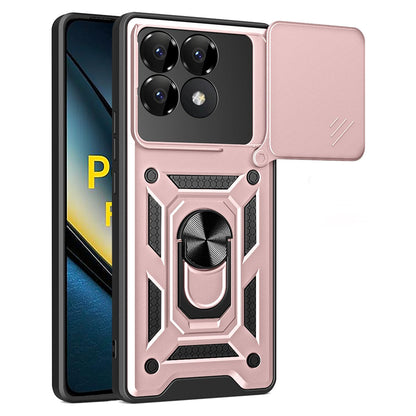 Capa para Xiaomi Poco F6 Pro, Techsuit, CamShield, Rosa